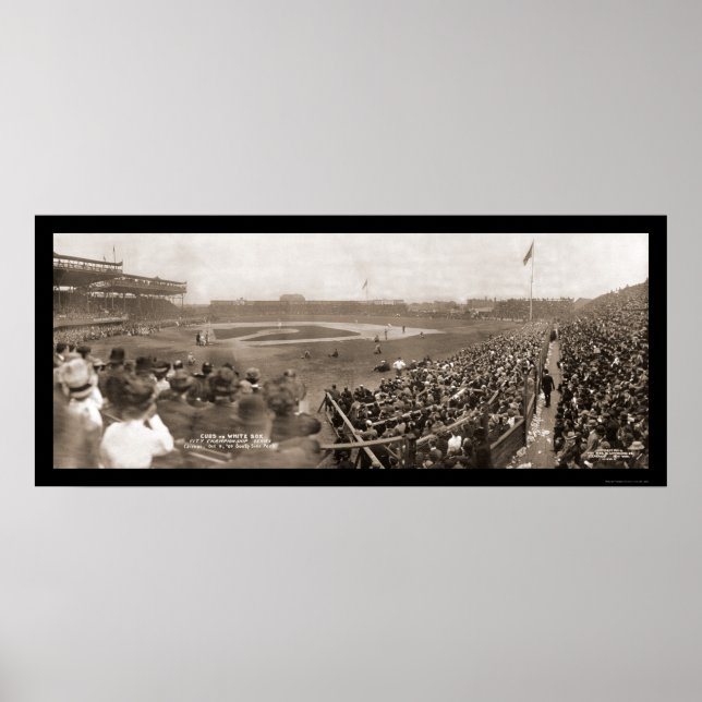 Poster Cubs / White Sox Photo 1909 (Devant)