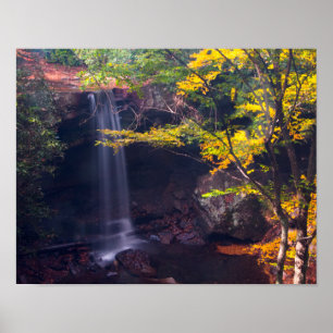 Poster Cucumber Falls, Ohiopyle State Park, Pennsylvanie