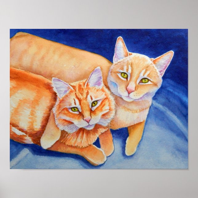 Poster Cuddin de Tabby Orange (Devant)