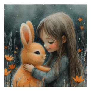 Poster Cuddle Bunny : Un peu de fantaisie Bunny