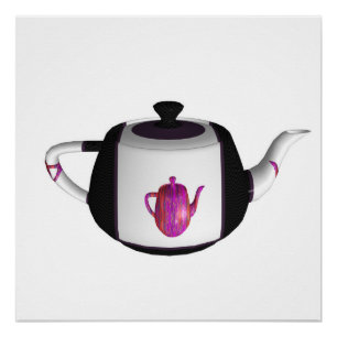 Poster Cuisine Arc-en-ciel Noir Et Blanc