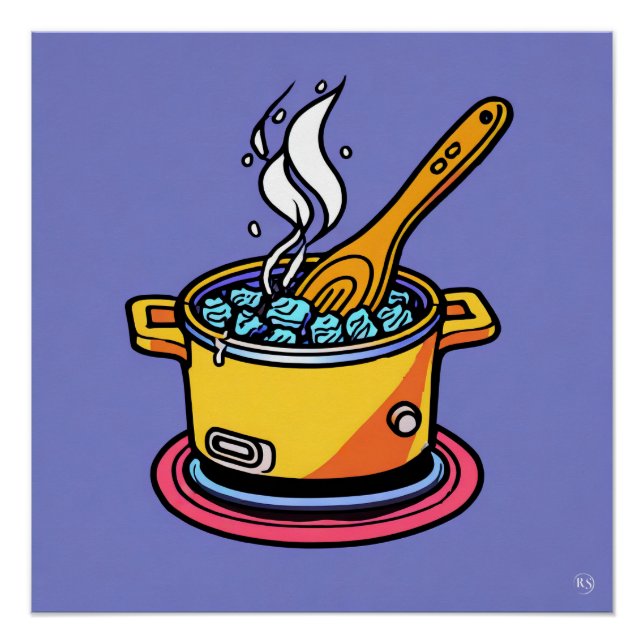 Poster cuisine brillant (Devant)