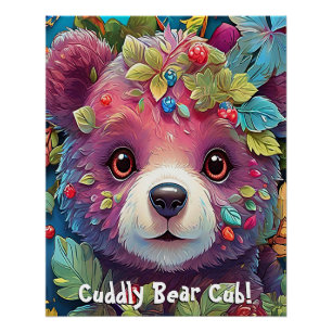 Poster Cuisine & Cudley Bear Cub