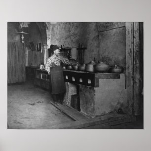 Poster Cuisine cuite dans un restaurant turc Photo