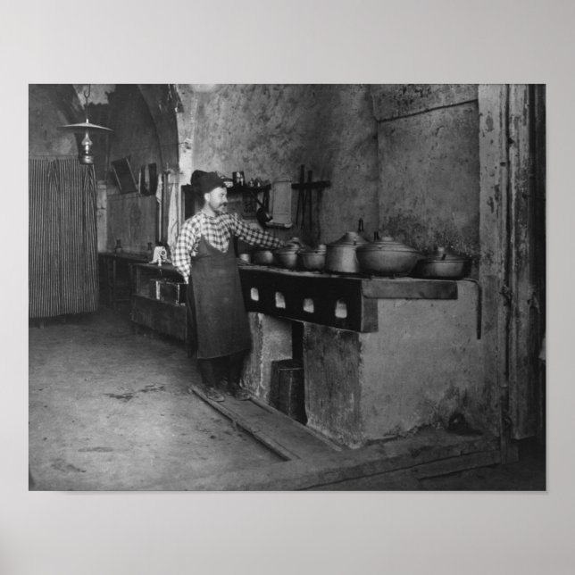 Poster Cuisine cuite dans un restaurant turc Photo (Devant)