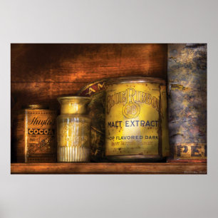 Poster Cuisine - Extrait de Malt au ruban bleu