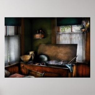 Poster Cuisine - l'évier de cuisine