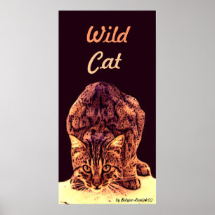 POSTER CUISINE WILD CAT