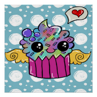 Poster cupcake