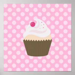 Poster Cupcake Mignonne