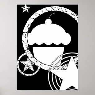 Poster cupcake punk