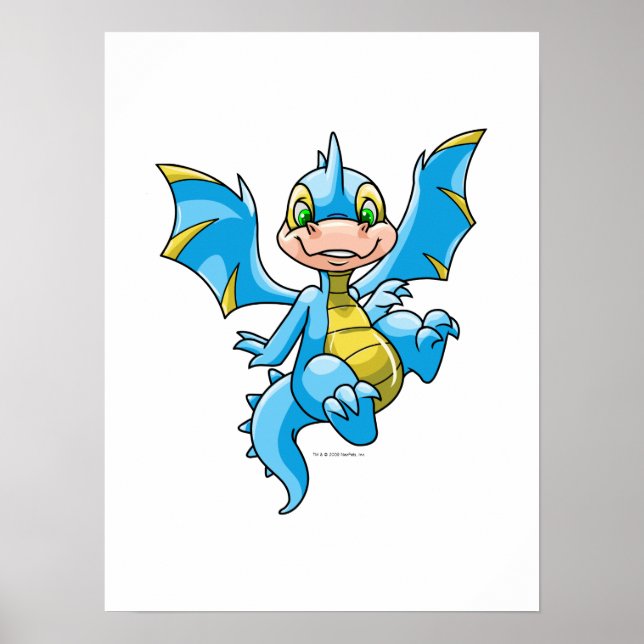 Poster Curieux Scorchio bleu (Devant)