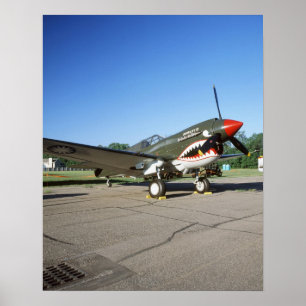 Poster Curtiss P-40 Warhawk, au Minnesota CAF Air Show