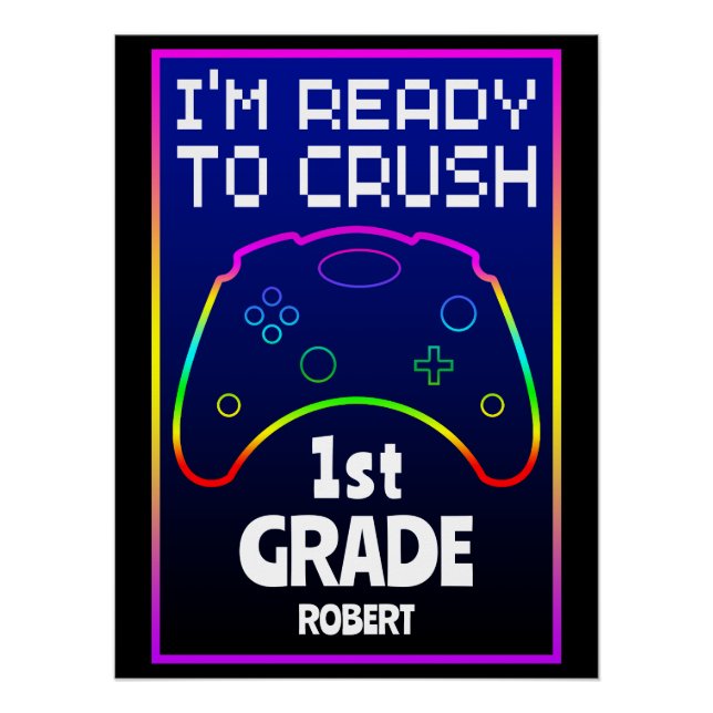 Poster Custom Ready To Crush Back To School  (Devant)