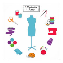 Customiser le Étiquette coudre à droite