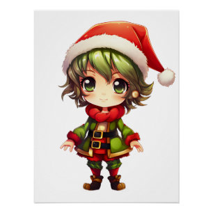Poster Cute Anime Elf