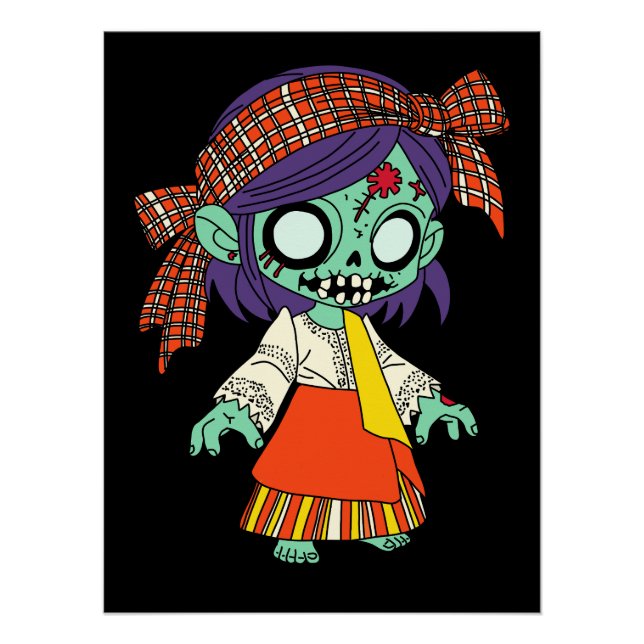 Poster Cute Filipino Zombie (Devant)