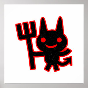 Poster Cute Little Devil