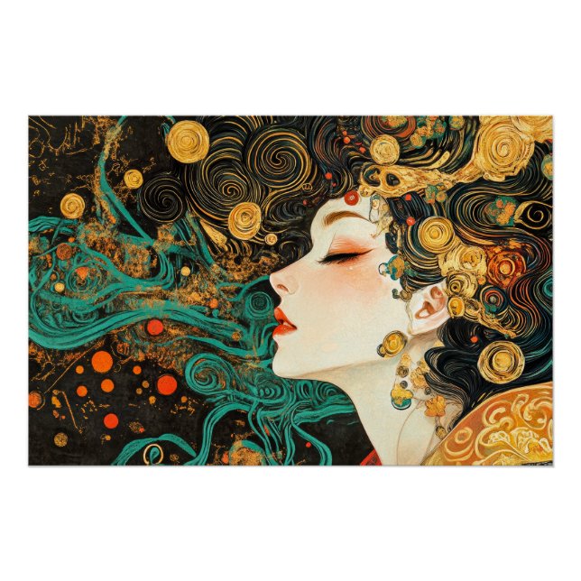 Poster Cyber fille (Devant)