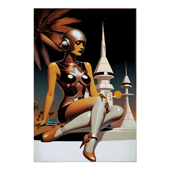 Poster Cybernaut Fashions - Art de Ken Gage (Devant)