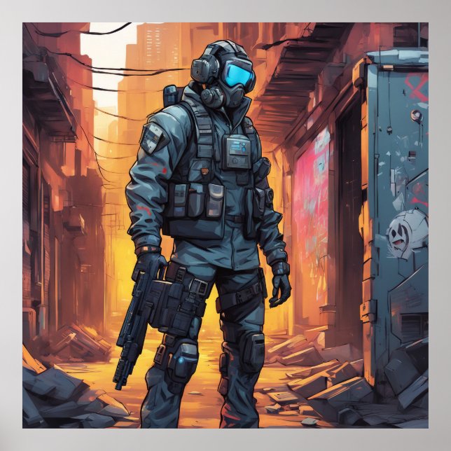 Poster Cyberpunk (Devant)