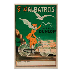 Poster Cycles Albatros Vintage