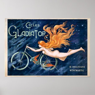 Poster Cycles Gladiator by Georges Massias Bike Bicycle