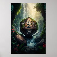 Poster D20 De Tranquilité