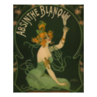 Poster d'Absinthe Blanoui