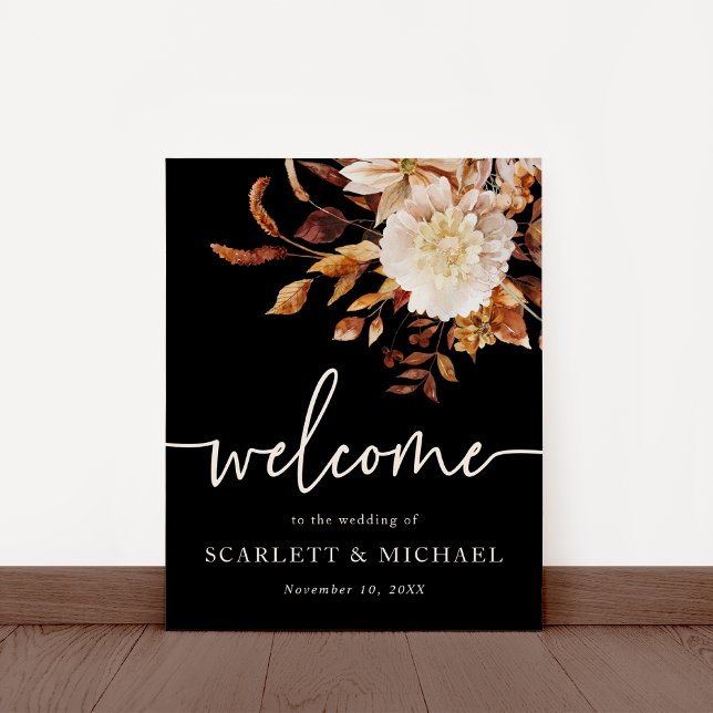 Poster d'accueil de la chute noire (Black Fall Welcome Poster
)