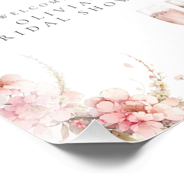 Poster d'accueil de la Fête des mariées Petal and  (Coin)