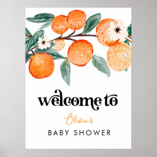 Poster d'accueil de Little Cutie Baby shower