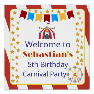 Poster d'accueil du Carnaval