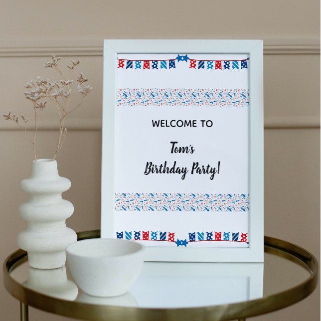 Poster d'accueil Festive 4 juillet Party (Créateur téléchargé)