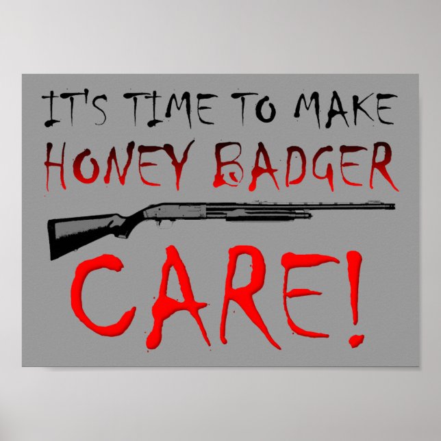 Poster d'accueil Honey Badger (Devant)