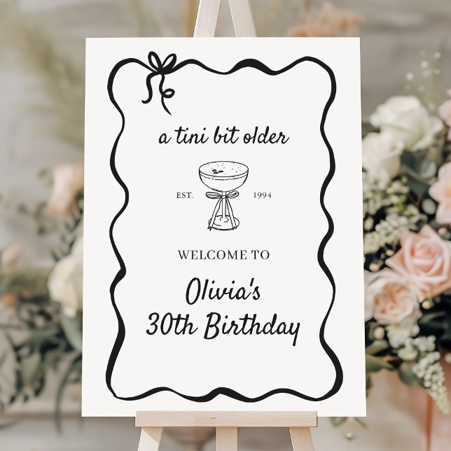 Poster d'accueil pour un Espresso Martini un peu p (Créateur téléchargé)