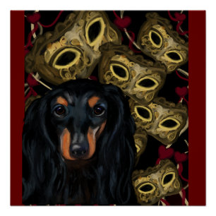 POSTER DACHSHUND       