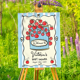 Poster d'Affiche de bienvenue Baby shower Cherry T