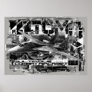 Poster d'affiche de la valeur de Tomcat F-14 (Matt