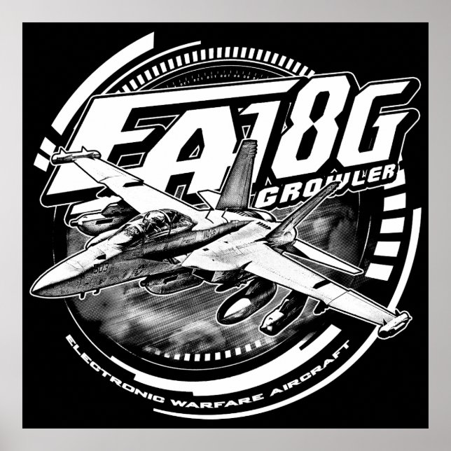Poster d'affiche EA-18G Growler (Devant)