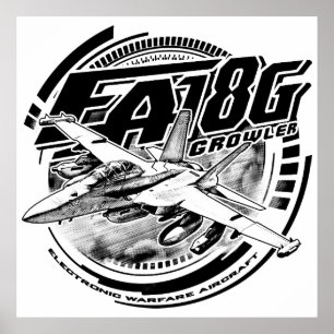 Poster d'affiche EA-18G Growler