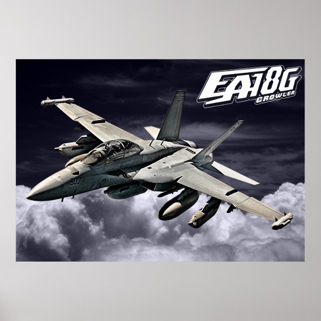 Poster d'affiche EA-18G Growler (Devant)