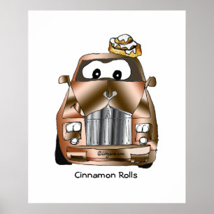 Poster d'affiche Rolls de cannelle (Royce)