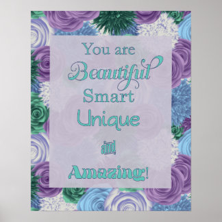 Poster d'Affirmation Quotidienne - Magnifique Smar