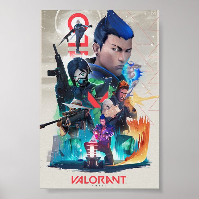 Poster d'agents valorants (Devant)
