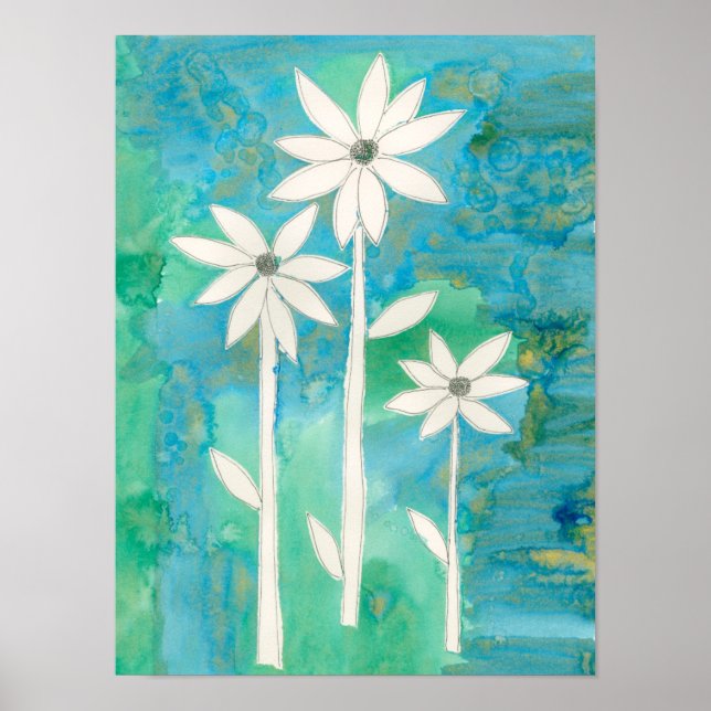 Poster Dainty Daisies II (Devant)
