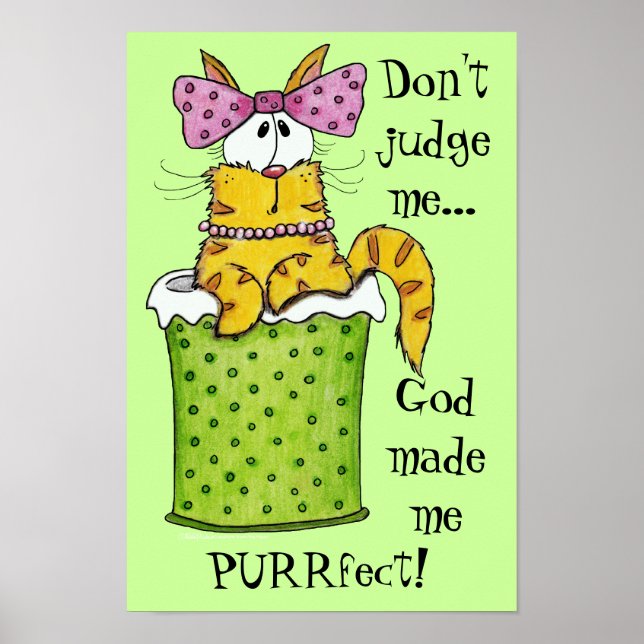 Poster Dainty Garbage Kitty (Devant)