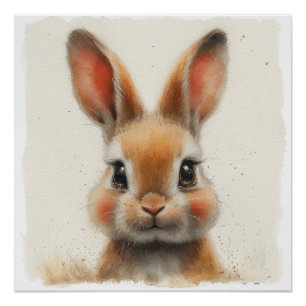 Poster Dainty Hots : Un Peu de Fantaisie Bunny
