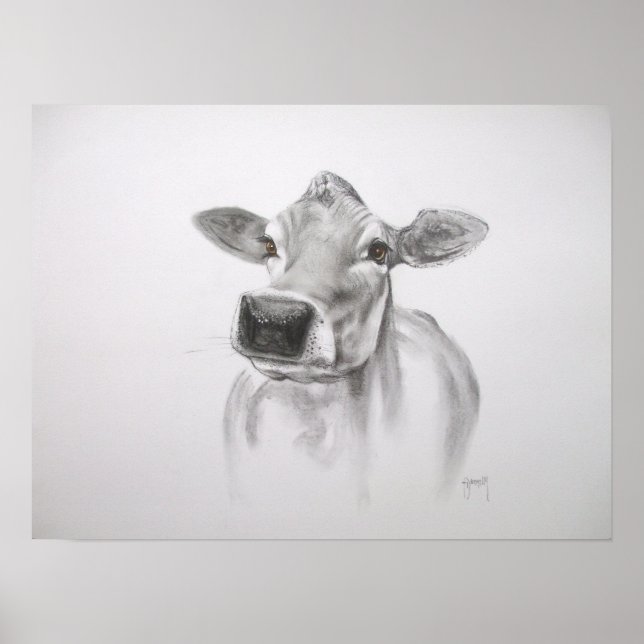 Poster Daisy the Cow Print (Devant)