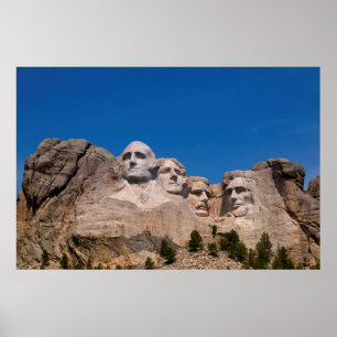 Poster Dakota du Sud, Keystone, mont Rushmore
